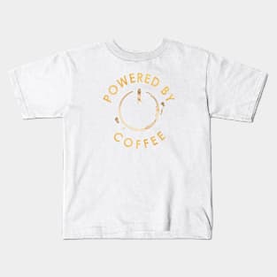 POWERED BY COFFEE Kids T-Shirt